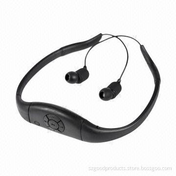 Waterproof MP3 Players for Sports, 4GB with FM Radio, IPX8